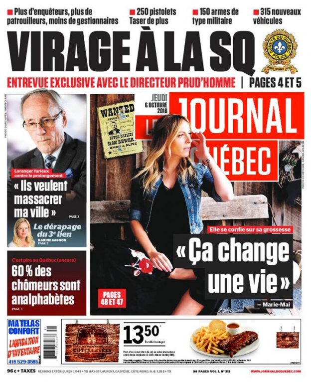 Estce que Sophie, elle, écrit dans un journal sérieux?  La Clique du