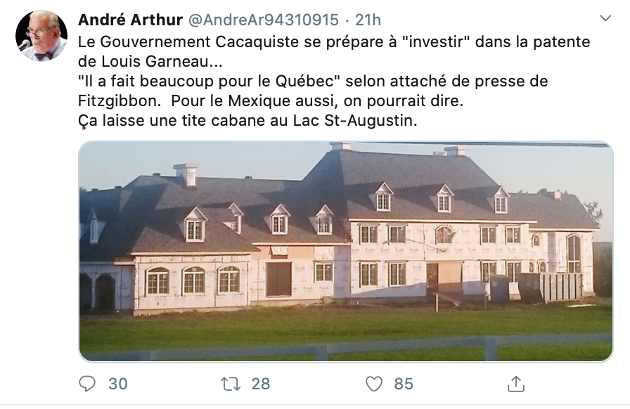 Le Québec ne veut pas donner à Louis Garneau! | La Clique du Plateau