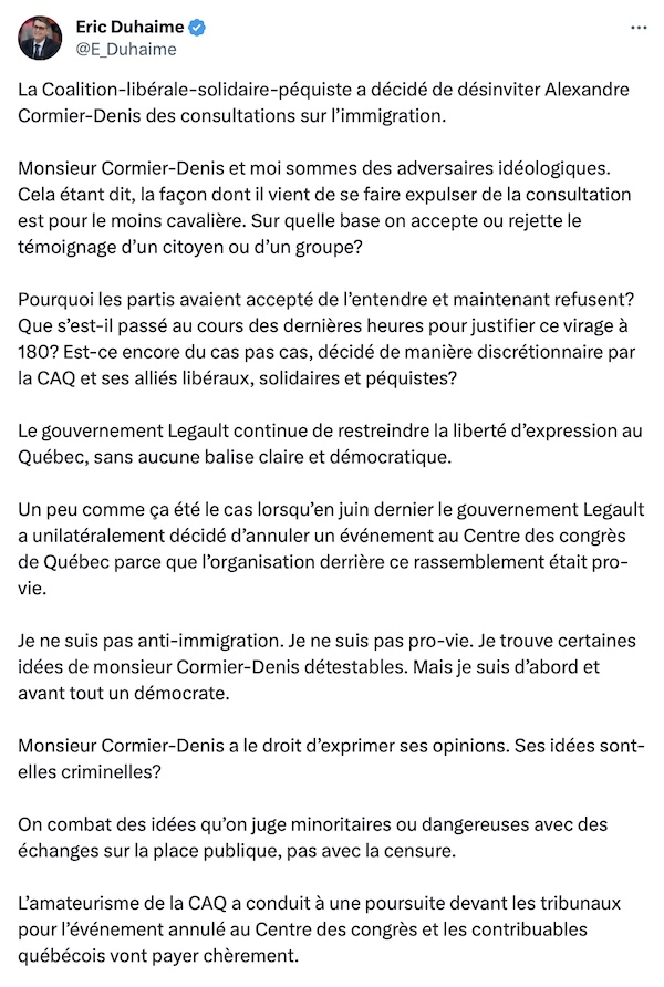 Adversaire idéologique mon oeil... c'est un de ta gang! - La